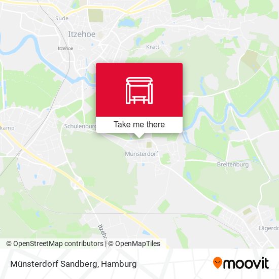 Münsterdorf Sandberg map