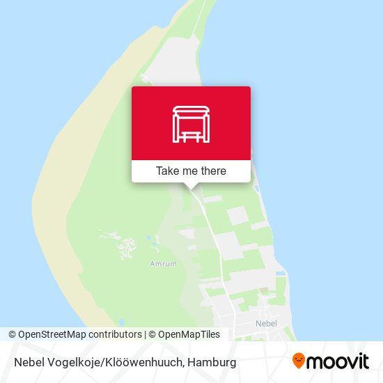 Nebel Vogelkoje/Klööwenhuuch map