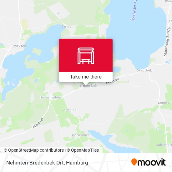 Карта Nehmten-Bredenbek Ort