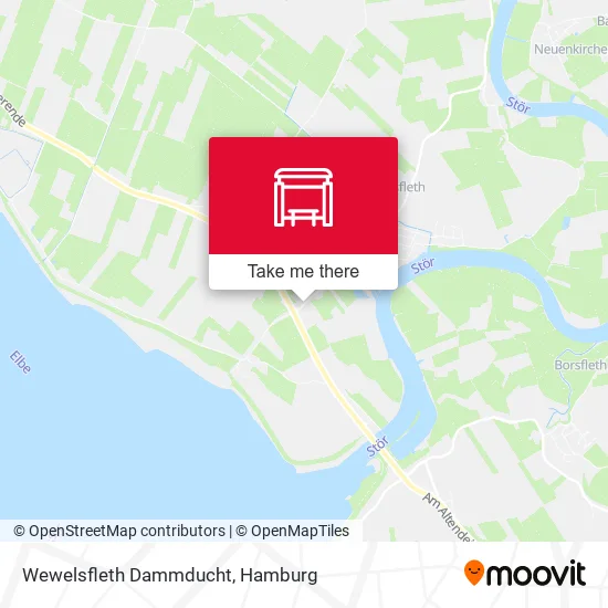 Карта Wewelsfleth Dammducht