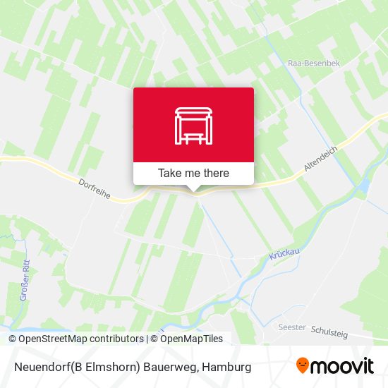 Neuendorf(B Elmshorn) Bauerweg map