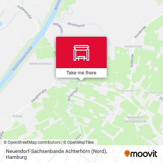 Neuendorf-Sachsenbande Achterhörn (Nord) map
