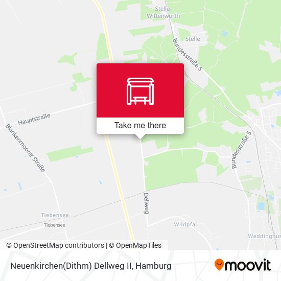 Neuenkirchen(Dithm) Dellweg II map