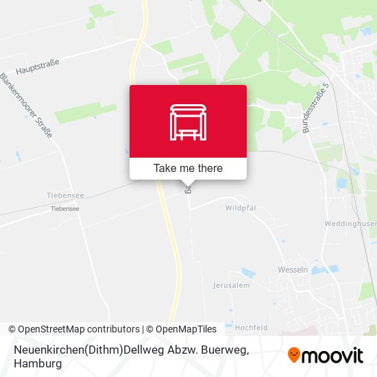 Neuenkirchen(Dithm)Dellweg Abzw. Buerweg map