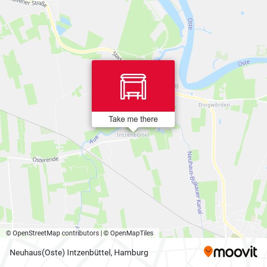 Neuhaus(Oste) Intzenbüttel map