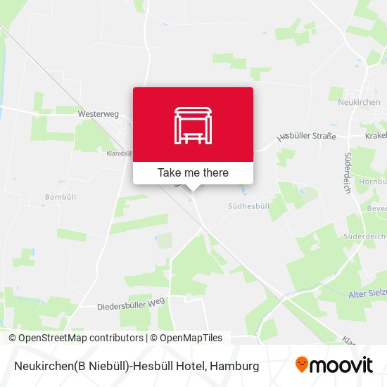 Neukirchen(B Niebüll)-Hesbüll Hotel map