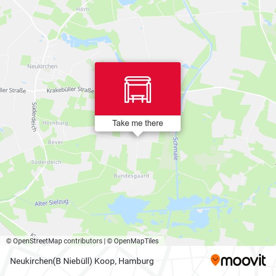 Neukirchen(B Niebüll) Koop map