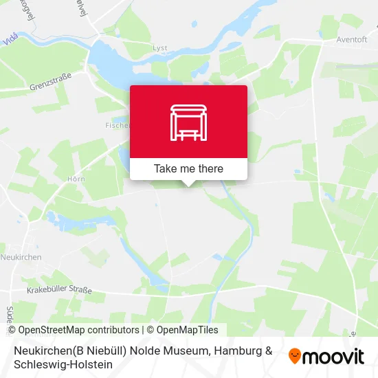 Карта Neukirchen(B Niebüll) Nolde Museum