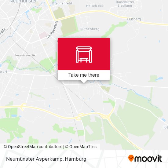 Neumünster Asperkamp map