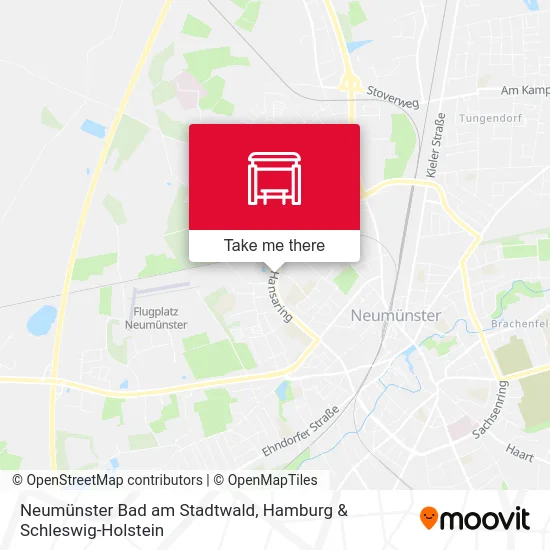 Neumünster Bad am Stadtwald map