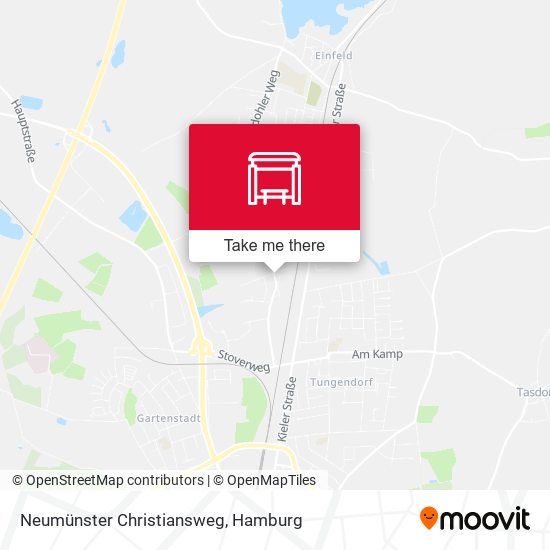 Neumünster Christiansweg map