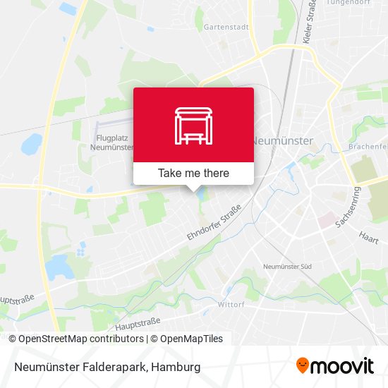 Neumünster Falderapark map
