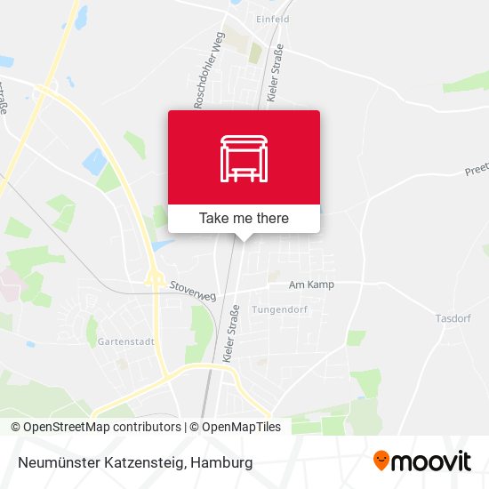 Neumünster Katzensteig map