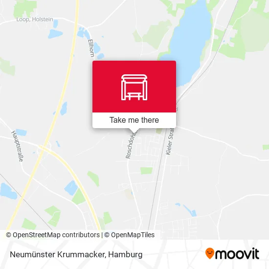 Карта Neumünster Krummacker