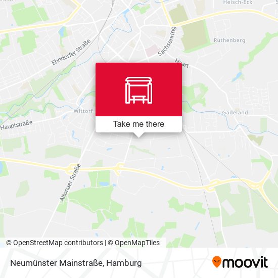 Neumünster Mainstraße map