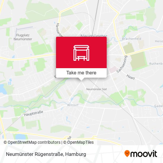 Neumünster Rügenstraße map