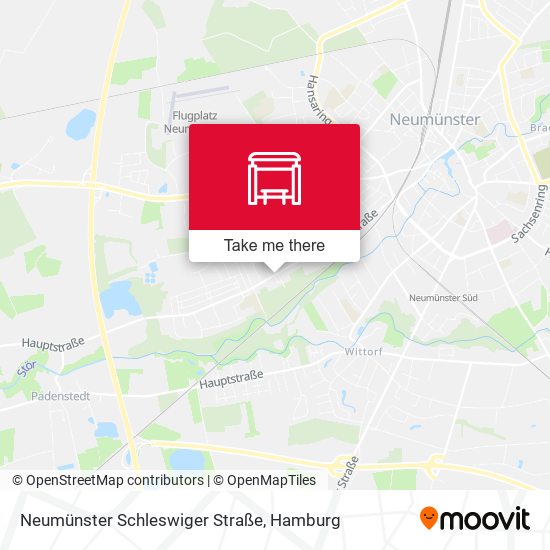 Neumünster Schleswiger Straße map