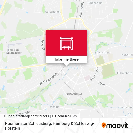 Neumünster Schleusberg map