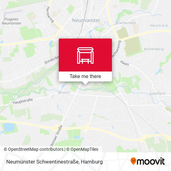 Neumünster Schwentinestraße map