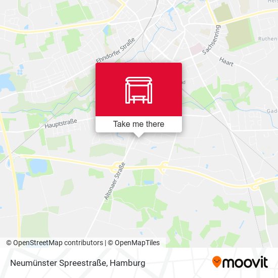 Neumünster Spreestraße map
