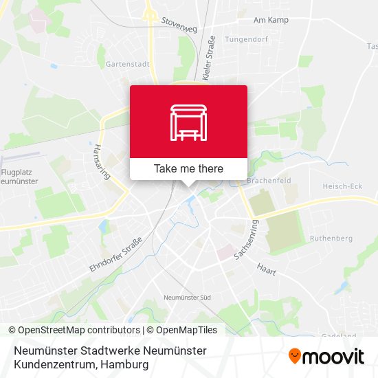 Neumünster Stadtwerke Neumünster Kundenzentrum map