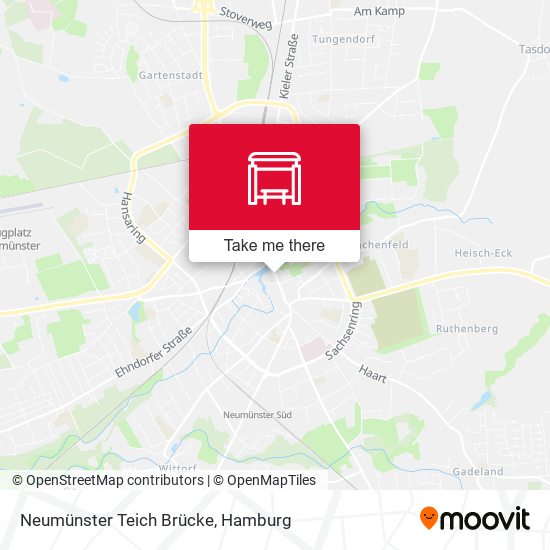 Neumünster Teich Brücke map