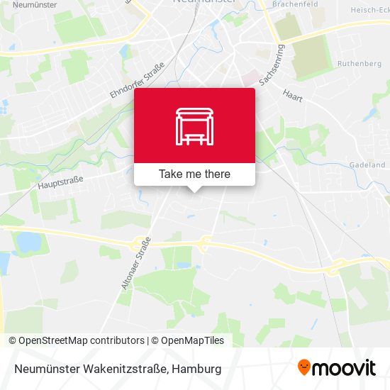 Neumünster Wakenitzstraße map