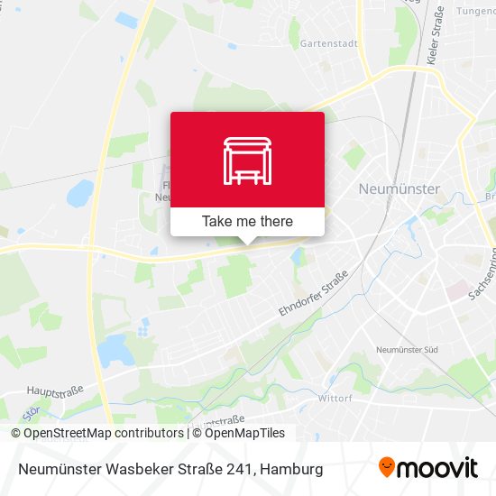 Карта Neumünster Wasbeker Straße 241