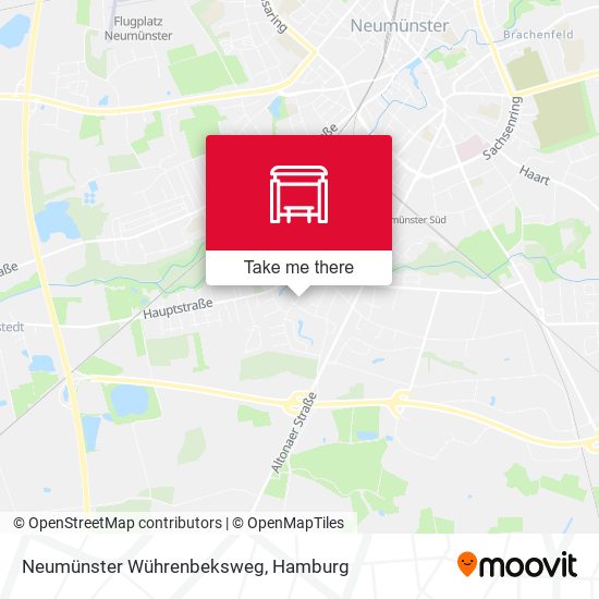 Neumünster Wührenbeksweg map