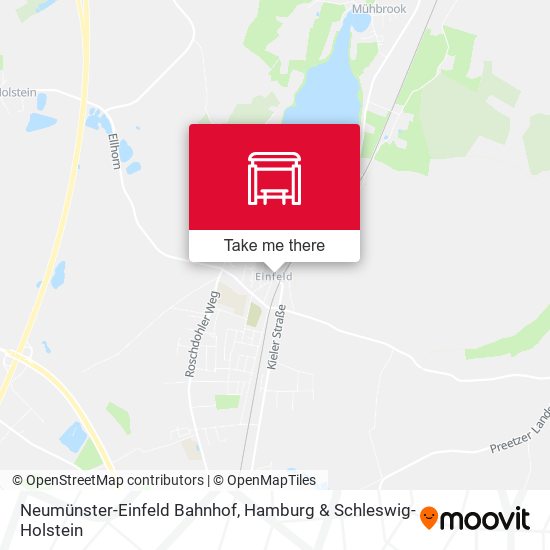 Neumünster-Einfeld Bahnhof map