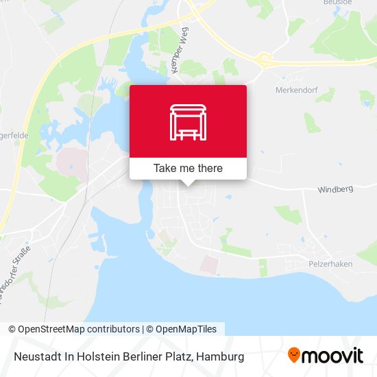 Neustadt In Holstein Berliner Platz map