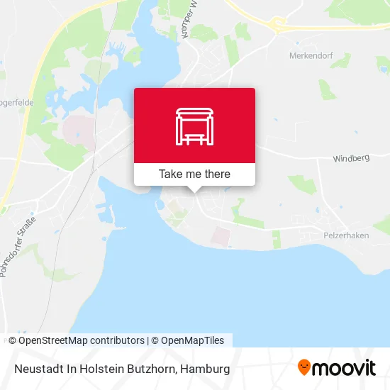 Карта Neustadt In Holstein Butzhorn