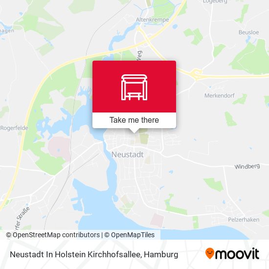 Neustadt In Holstein Kirchhofsallee map