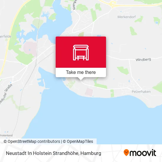 Карта Neustadt In Holstein Strandhöhe