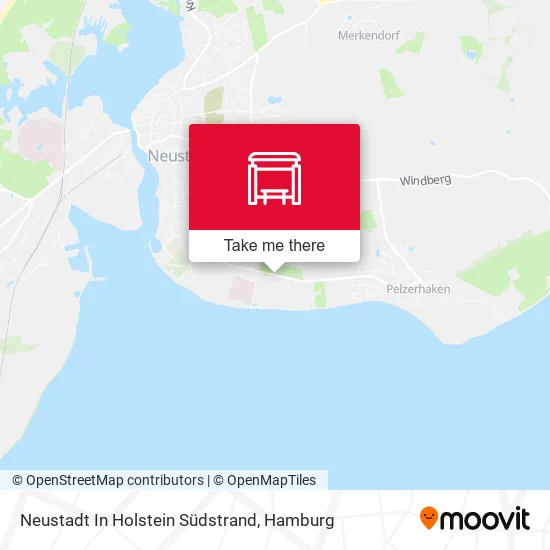 Карта Neustadt In Holstein Südstrand