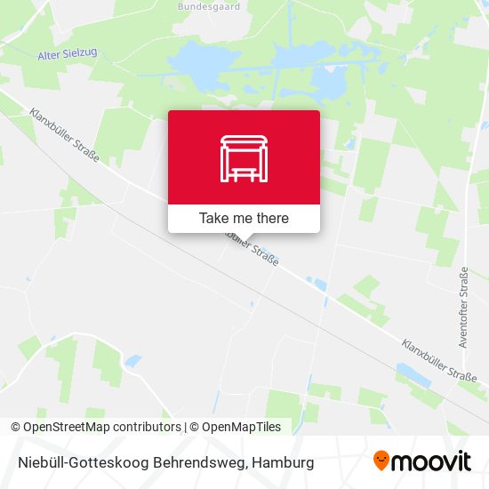 Niebüll-Gotteskoog Behrendsweg map
