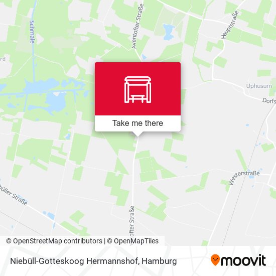 Niebüll-Gotteskoog Hermannshof map