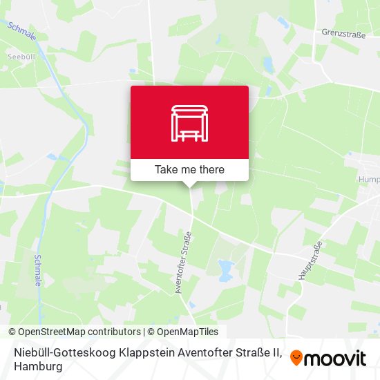 Niebüll-Gotteskoog Klappstein Aventofter Straße II map