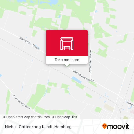 Niebüll-Gotteskoog Klindt map