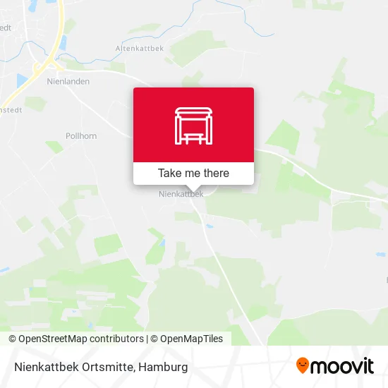 Карта Nienkattbek Ortsmitte