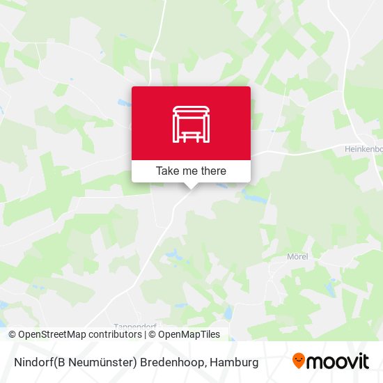 Nindorf(B Neumünster) Bredenhoop map