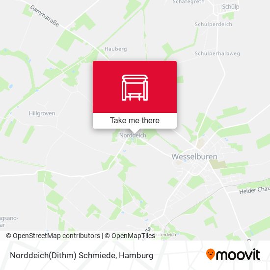 Norddeich(Dithm) Schmiede map