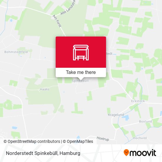 Norderstedt Spinkebüll map