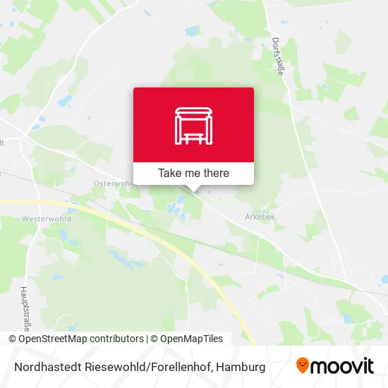 Карта Nordhastedt Riesewohld / Forellenhof