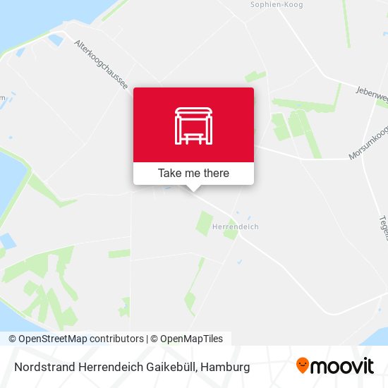 Nordstrand Herrendeich Gaikebüll map