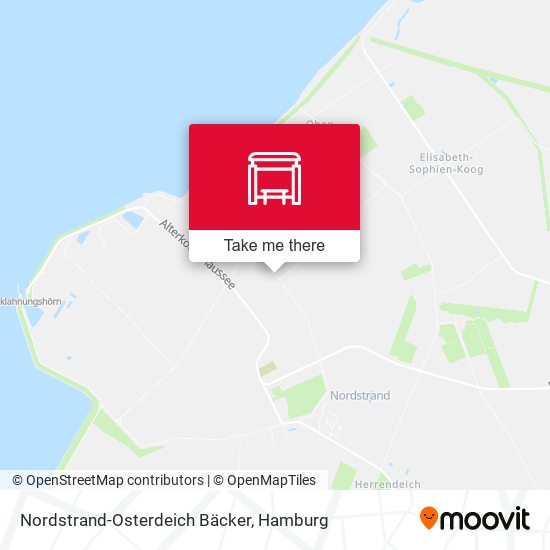 Nordstrand-Osterdeich Bäcker map