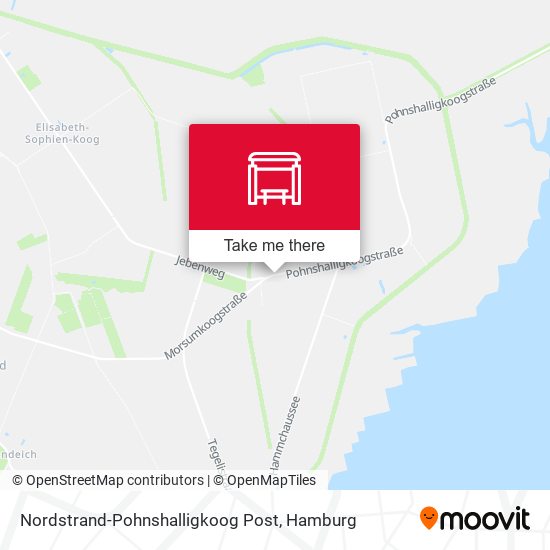 Nordstrand-Pohnshalligkoog Post map