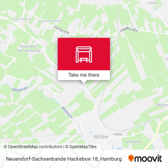 Neuendorf-Sachsenbande Hackeboe 18 map