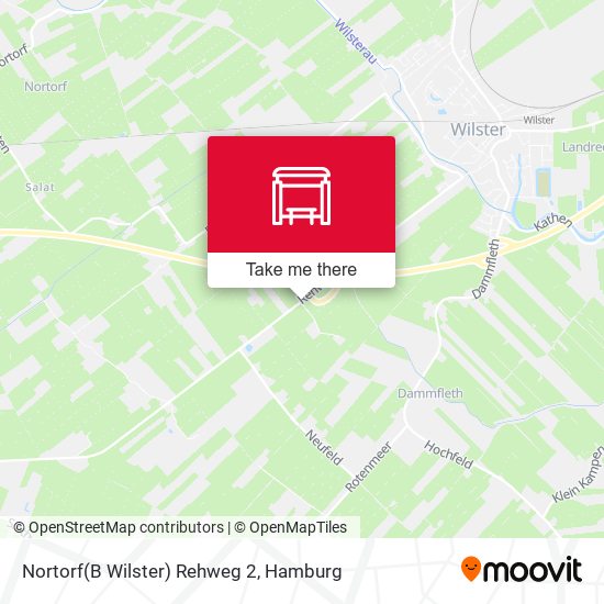 Nortorf(B Wilster) Rehweg 2 map