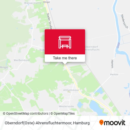 Oberndorf(Oste)-Ahrensfluchtermoor map